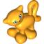 Деталь LEGO CAT KOKOS, ASSEMBLED, Не определен
