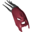 Набор LEGO Bionicle Head, Barraki Kalmah with Marbled Black Pattern, Темно-красный