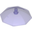 Набор LEGO Minifig Umbrella Top with No Bottom Flaps, 6 x 6 with Top Stud, Trans-Purple