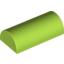 Набор LEGO Brick Curved 2 x 4 No Studs, Curved Top, Лайм