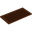 Набор LEGO Tile Special 6 x 12 with Studs on Edges, Красно-коричневый
