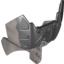 Набор LEGO Bionicle Barraki Carapace Chest Cover, Marbled Pearl Light Gray Pattern, Черный
