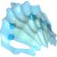 Набор LEGO Bionicle Head, Gadunka with Marbled Glow In Dark Pattern, Trans-Dark Blue