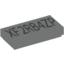 Набор LEGO Tile 1 x 2 Engraved Code for 8106-1, Белый