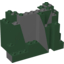 Набор LEGO Rock Panel Rectangular 4 x 10 x 6 (aka BURP) with Marbled Dark Green Pattern, Темный сине-серый