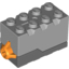 Набор LEGO Electric Sound Brick 2 x 4 x 2 Light Bluish Gray Top - Dinosaur Roar Sound, Светлый сине-серый
