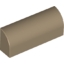 Набор LEGO Brick 1 x 4 x 1 1/3 No Studs, Curved Top, Dark Tan