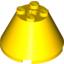 Набор LEGO Cone 4 x 4 x 2 [Axle Hole], Желтый