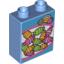 Деталь LEGO BRICK 1X2X2 DECO. CANDY, Не определен