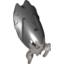 Набор LEGO Bionicle Mask Shelek with Black Top and Pearl Light Gray Bottom, Pearl Light Gray