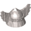 Набор LEGO Minifig Helmet with Wings, Серебристый металлик