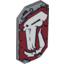 Деталь LEGO SHIELD 2X4 NO. 7 WARRIOR, Не определен