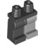 Набор LEGO Hips and 1 Light Bluish Gray Left Leg, 1 Black Right Leg, Черный