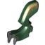 Набор LEGO Dragon Leg (Fantasy Era) Left with Black Claws and Metallic Gold Hip Pattern, Темно-зеленый