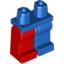 Набор LEGO Hips and 1 Blue Left Leg, 1 Red Right Leg, Голубой