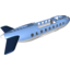 Набор LEGO AIRPLANE 14X30X5, Medium Blue