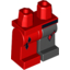 Набор LEGO Hips and 1 Black Left Leg, 1 Red Right Leg with Diamonds, Red Diamonds on Middle, Black Bar Above Left Leg Print, Красный