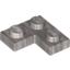 Набор LEGO Plate 2 x 2 Corner, Серебристый металлик