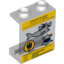 Набор LEGO Panel 1 x 2 x 2 with Laser Sharks and Villain Logo Print [8635], Trans-Clear