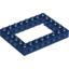 Набор LEGO Technic Brick 6 x 8 with Open Center 4 x 6, Темно-синий