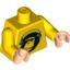 Набор LEGO Torso Speed Racer Chimpanzee with Silver Headphones Print / Yellow Arms / Light Flesh Hands, Желтый
