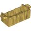 Набор LEGO Treasure Chest Bottom with Rear Slots, Золотистый металлик