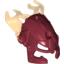 Набор LEGO Bionicle Mask Malum with Marbled Trans-Orange Pattern, Темно-красный