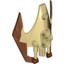 Набор LEGO Bionicle Shoulder Armour, Vorox with Marbled Reddish Brown Pattern, Tan