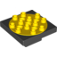 Набор LEGO DATE EMBOSED TURNTABLE W.SCREW, Черный
