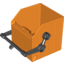 Деталь LEGO GARBAGE CONTAINER W/HANDLE, Не определен