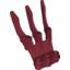 Набор LEGO Bionicle Claw Small with Axle Hole, Темно-красный