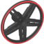 Набор LEGO Wheel Cover 5 Spoke for Wheel 20 x 30 with Red Edge Print, Черный