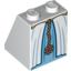 Деталь LEGO ROOF TILE 2X2X2/65 DEG."NO. 3", Не определен