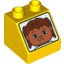 Деталь LEGO ROOF TILE, DEC.GIRL HISPANIC, Не определен