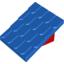 Деталь LEGO DUPLO SHINGLED ROOF 2X4X2, Не определен