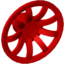 Набор LEGO Wheel Cover 9 Spoke - 18mm D. - for Wheel 55982, Красный