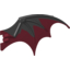 Набор LEGO Dragon Wing 19 x 11, Black Trailing Edge, Темно-красный