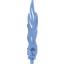 Набор LEGO Bionicle Weapon Toa Flame Sword 2 x 12 with Two Holes, Medium Blue