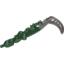 Набор LEGO Bionicle Weapon Venom Spear with Pearl Light Gray Tip (Vastus), Темно-зеленый