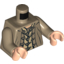 Набор LEGO Torso Indiana Jones Jacket and Shirt with Buttons and Loops Print / Dark Tan Arms / Flesh Hands, Dark Tan