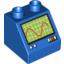 Набор LEGO Duplo Brick 2 x 2 Slope 45 with Oscilloscope Print, Голубой