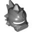 Набор LEGO Minifig Helmet Spiked with Flat Chin Protector, Темный сине-серый