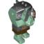 Набор LEGO Body Giant, Fantasy Era Troll with Black Armor, Sand Green