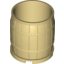 Набор LEGO Barrel 4 x 4 x 3.5, Tan