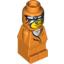 Набор LEGO Microfig Ramses Pyramid Adventurer Orange, Оранжевый