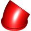 Деталь LEGO DUPLO TUBE CURVED 45 DEG., Не определен