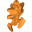 Набор LEGO Bionicle Armor Small Triangular with Pincer End, Оранжевый