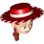 Деталь LEGO HEAD ASS. JESSIE NO.1, Не определен