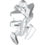 Набор LEGO Bionicle Armor Small Triangular with Pincer End, Белый