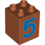 Деталь LEGO CB - LEARNING "5", Не определен